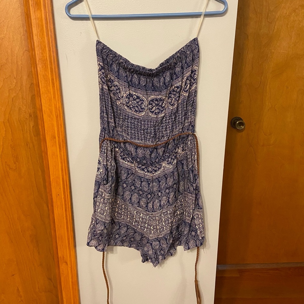 🌞Strapless Romper